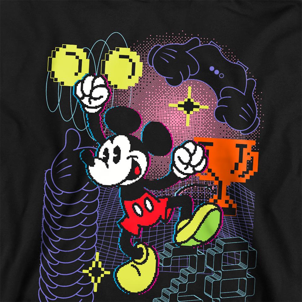 Navy - Back - Disney Childrens-Kids Pixel Gamer Hoodie