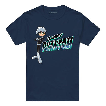 Navy - Front - Danny Phantom Unisex Adult Danny Phantom T-Shirt