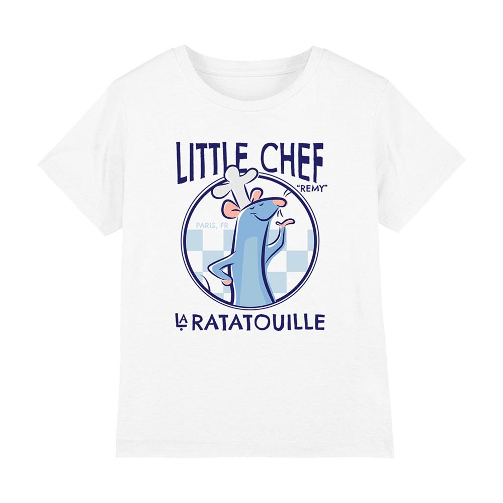 White - Front - Ratatouille Boys Little Chef Remy T-Shirt