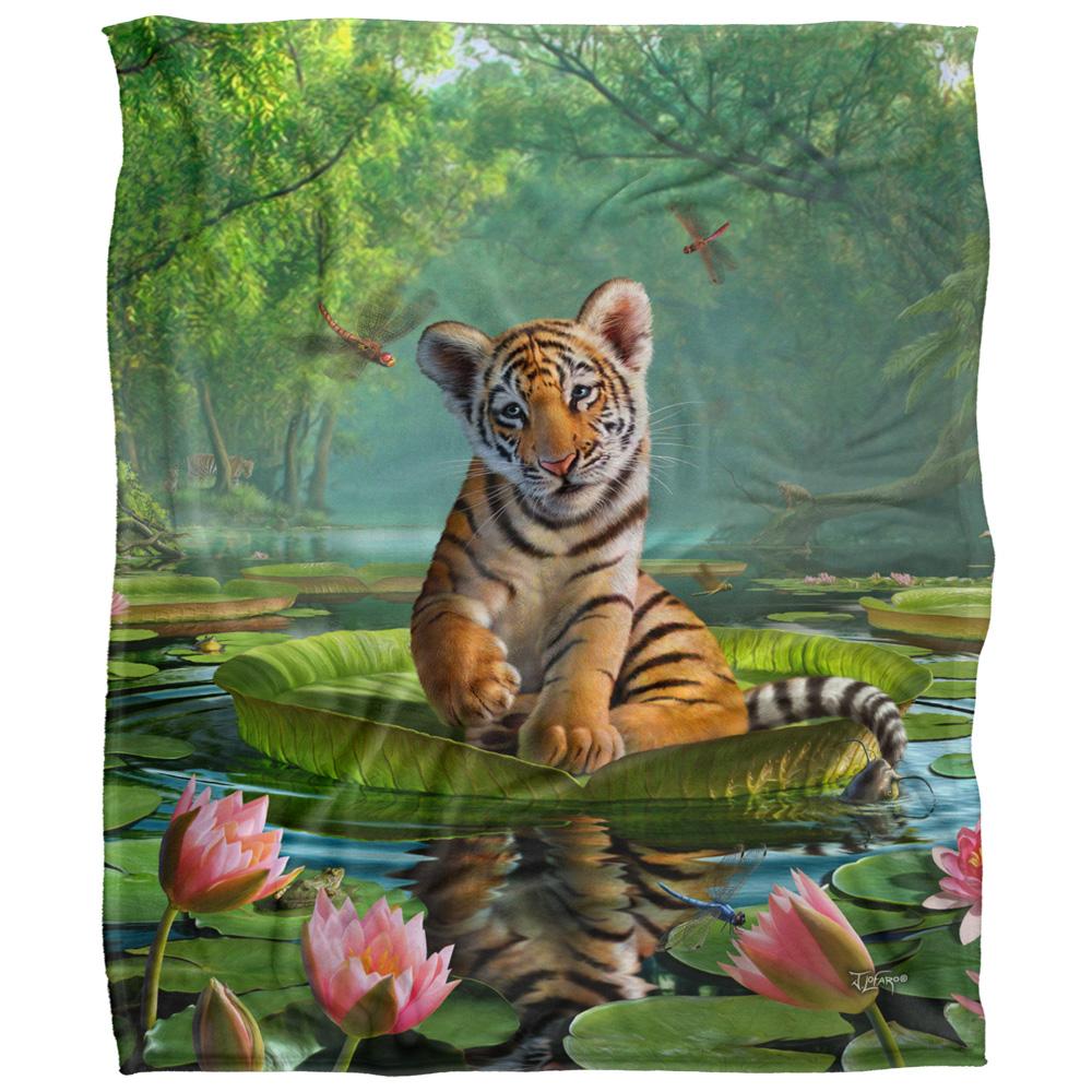 Multicoloured - Front - JQ Licensing Jlo Silky Floral Tiger Supersoft Blanket