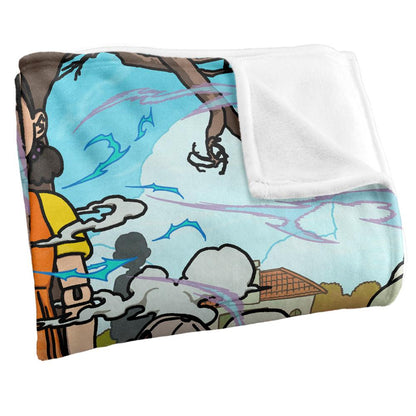 Multicoloured - Back - Squid Game 3 Stand-Off Silky Anime Supersoft Blanket