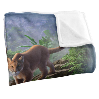 Multicoloured - Side - JQ Licensing Jlo Silky Cats Supersoft Blanket