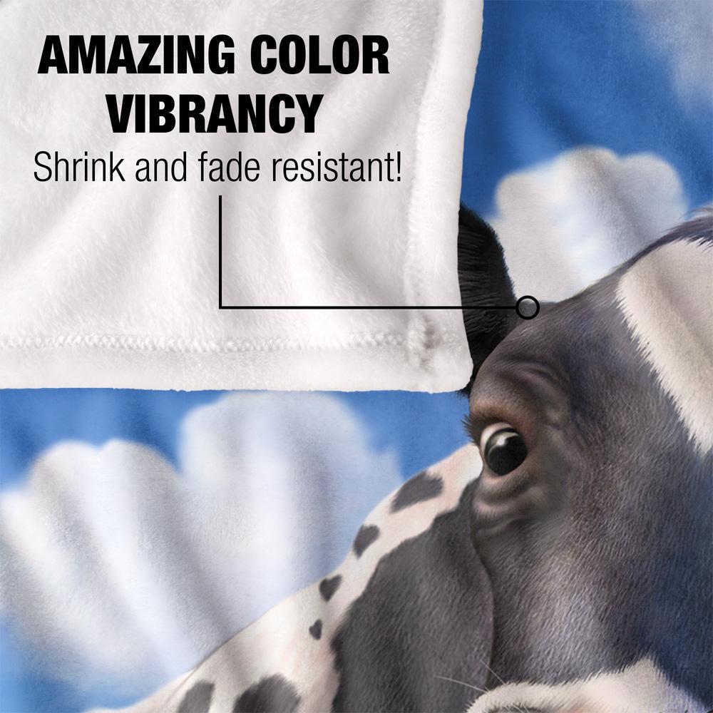 Multicoloured - Lifestyle - JQ Licensing Jlo Silky Cow Supersoft Blanket