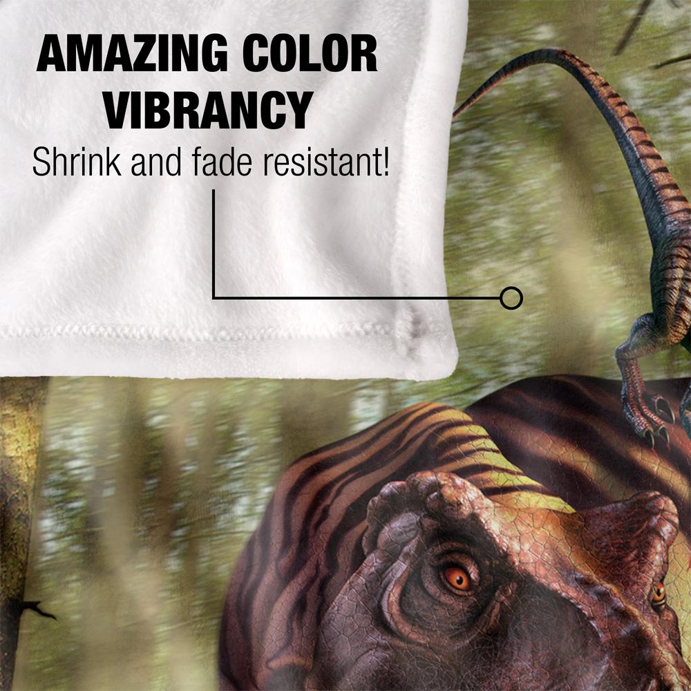 Multicoloured - Lifestyle - JQ Licensing Jlo Silky T-Rex Supersoft Blanket