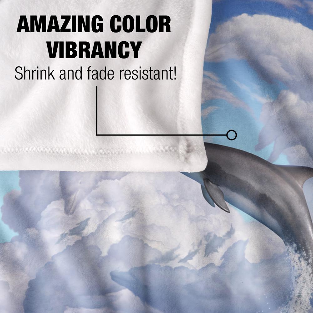 Multicoloured - Lifestyle - JQ Licensing Jlo Silky Dolphin Supersoft Blanket