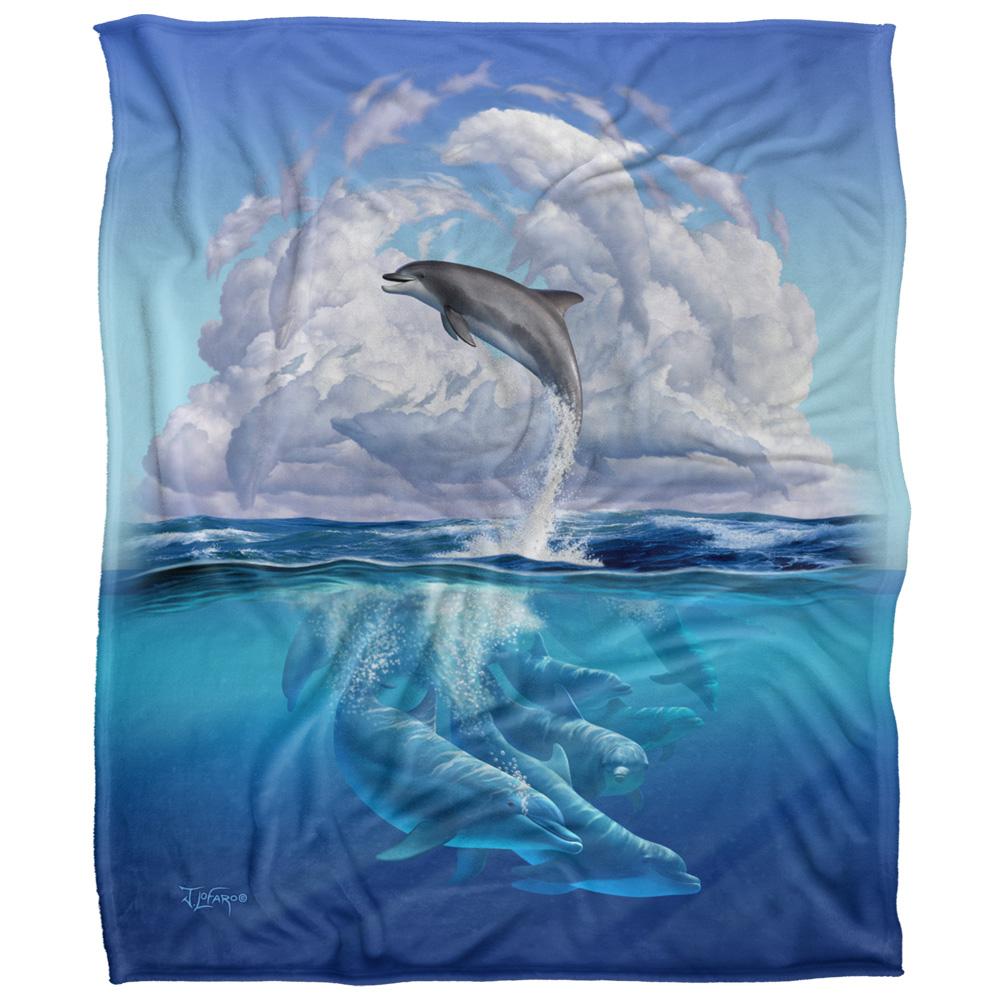 Multicoloured - Front - JQ Licensing Jlo Silky Dolphin Supersoft Blanket