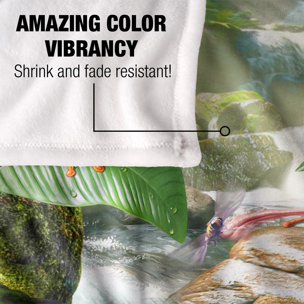 Multicoloured - Lifestyle - JQ Licensing Jlo Silky Frog Supersoft Blanket