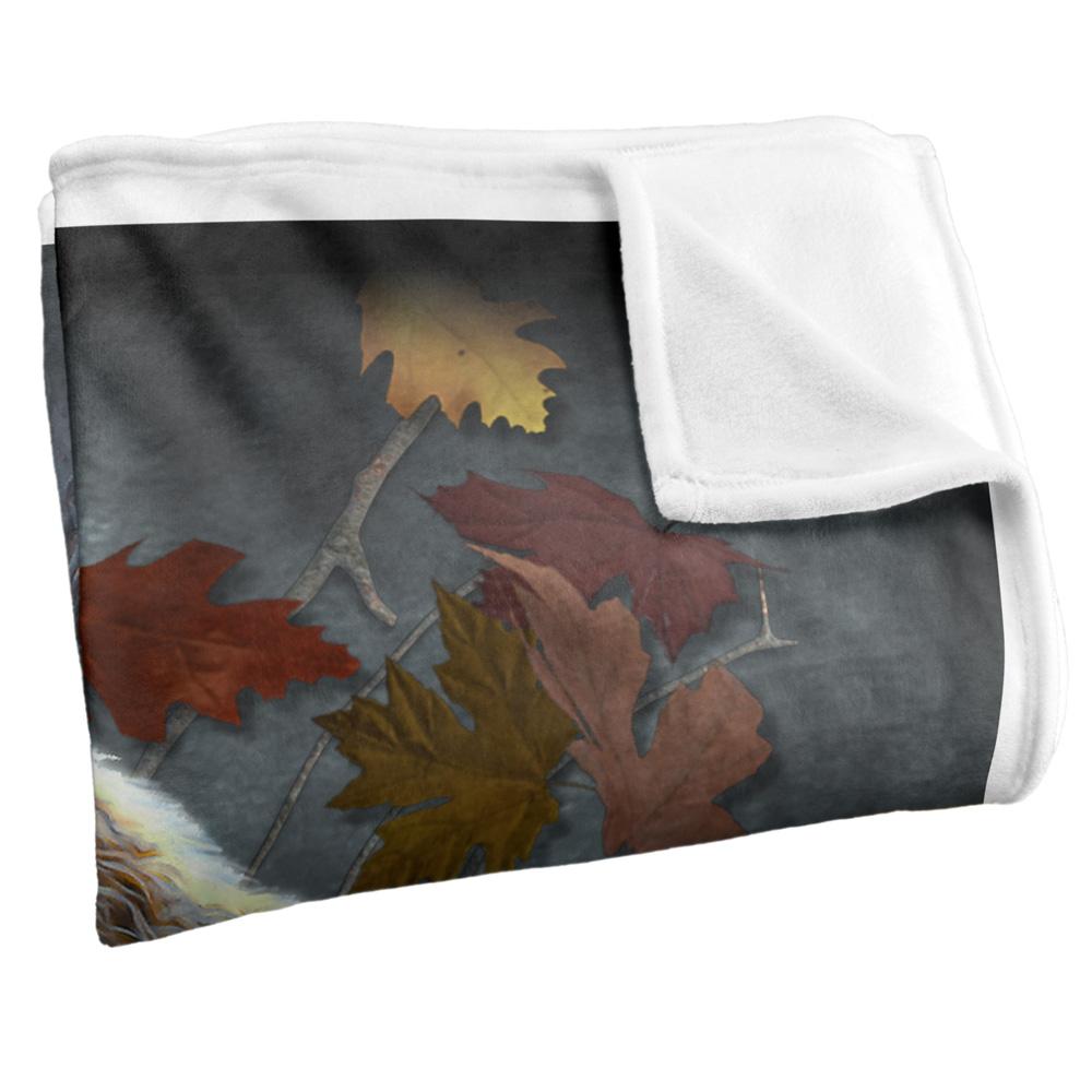 Multicoloured - Side - JQ Licensing Jlo Silky Howling Wolf Supersoft Blanket