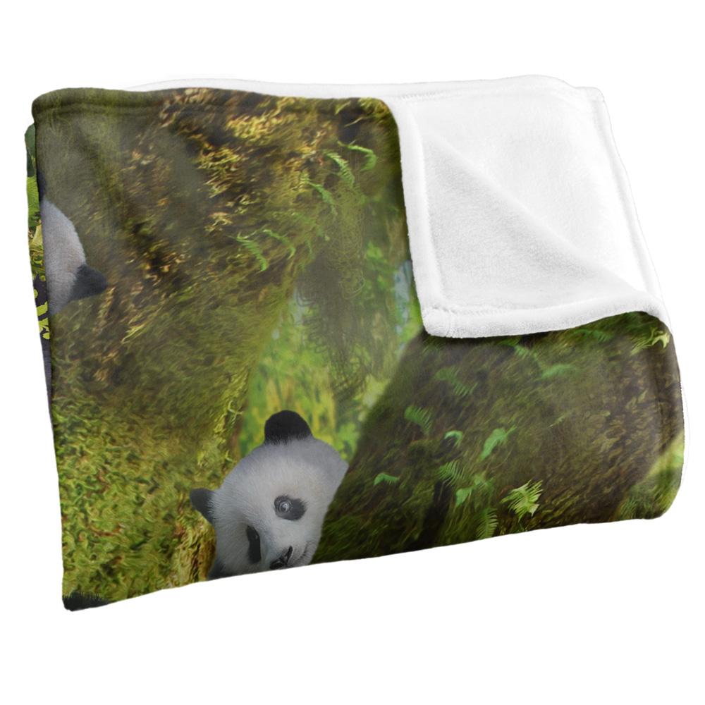 Multicoloured - Side - JQ Licensing Family Panda Supersoft Blanket