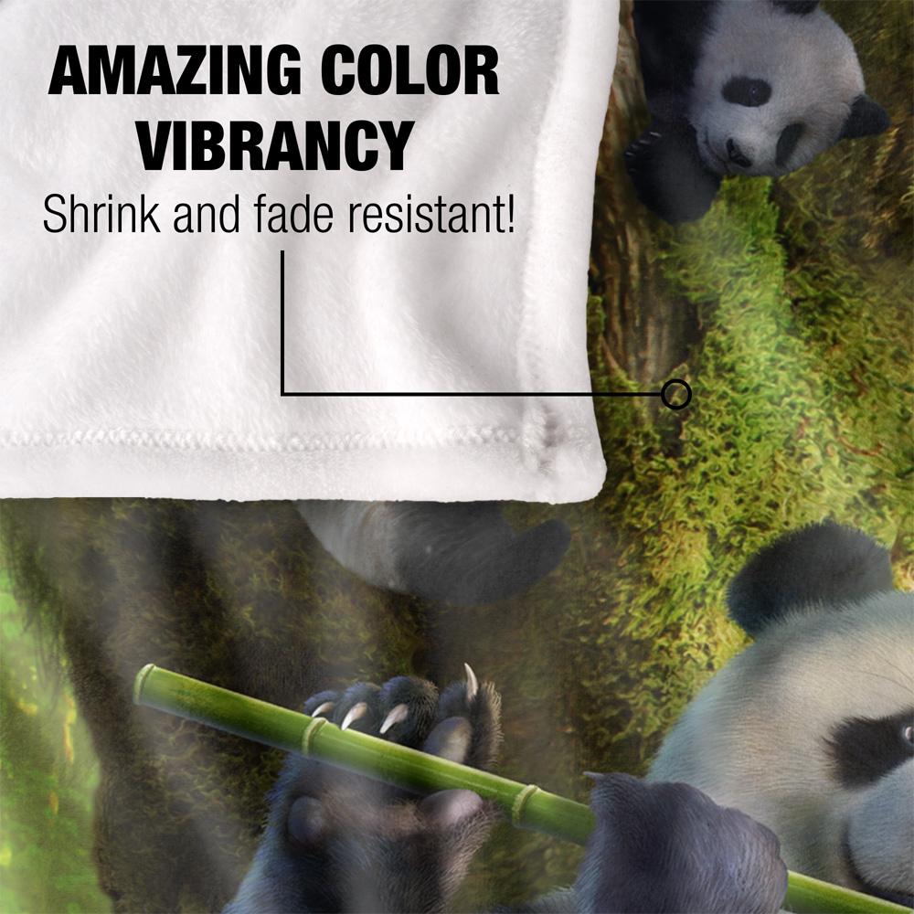 Multicoloured - Lifestyle - JQ Licensing Family Panda Supersoft Blanket