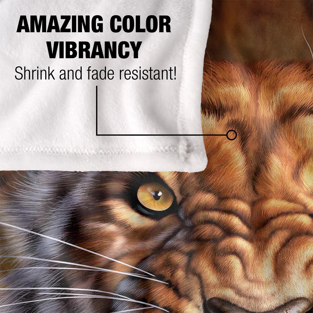 Multicoloured - Lifestyle - JQ Licensing Jlo Silky Tiger Supersoft Blanket