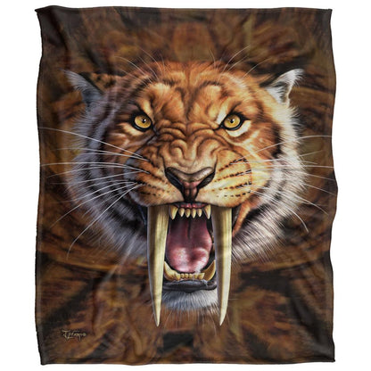 Multicoloured - Front - JQ Licensing Jlo Silky Tiger Supersoft Blanket