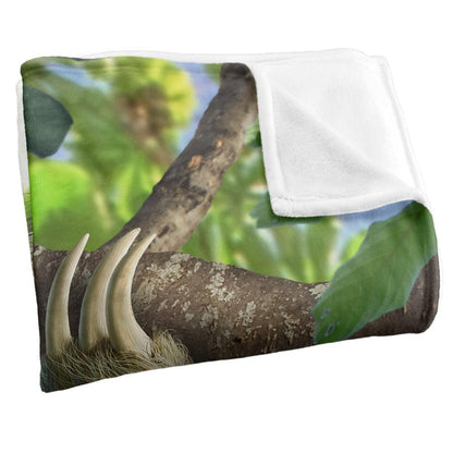 Multicoloured - Side - JQ Licensing Family Sloth Supersoft Blanket