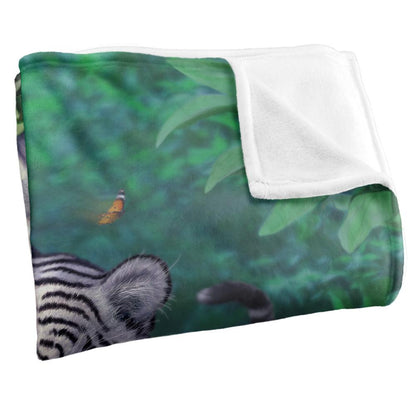 Multicoloured - Side - JQ Licensing Jlo Silky Tiger Supersoft Blanket