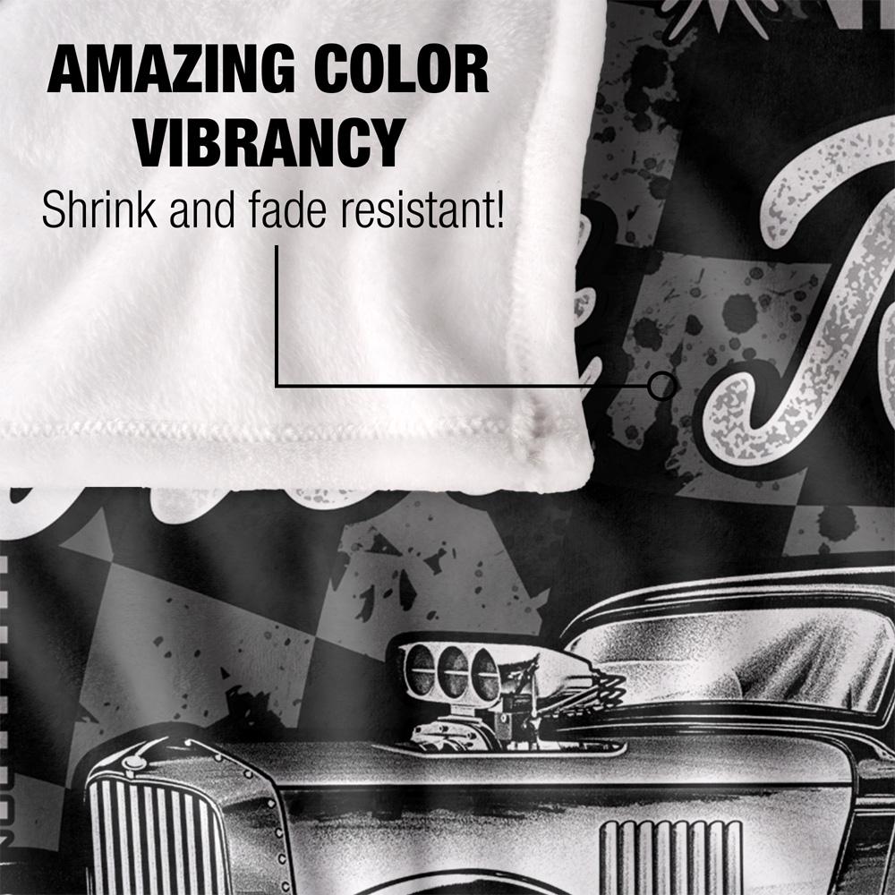 Multicoloured - Lifestyle - JQ Licensing James Piazza Garage Silky Hot Rod Supersoft Blanket
