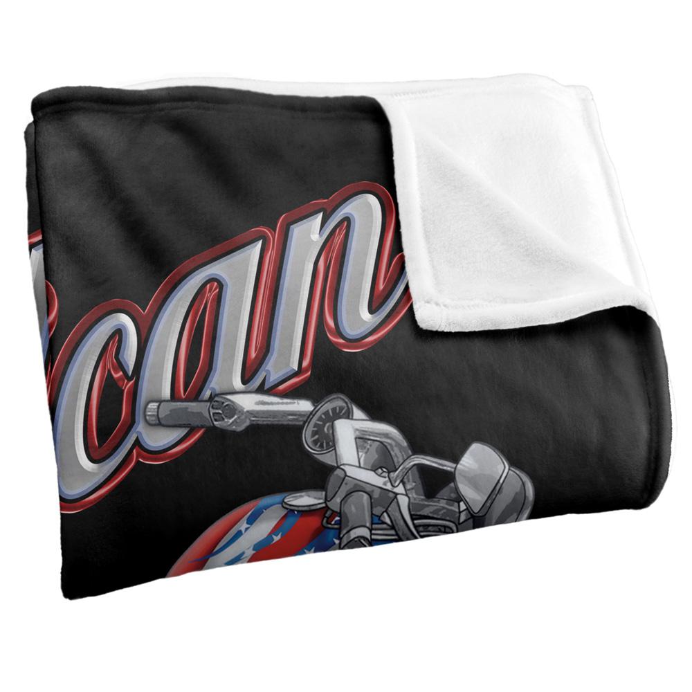 Multicoloured - Side - JQ Licensing James Piazza The American Dream Silky Motorbike Supersoft Blanket