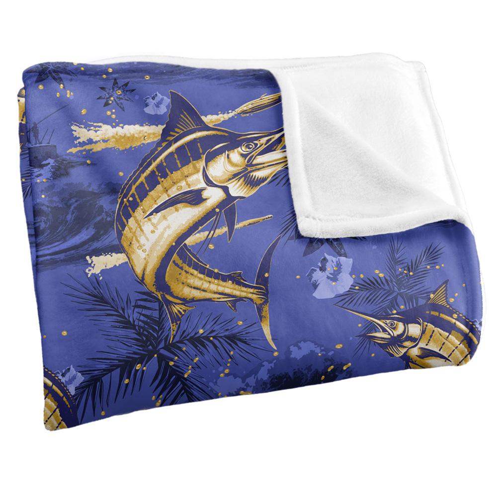 Multicoloured - Side - JQ Licensing Jl-Jp-Jq 2 Silky Tiki Flower Fishing Supersoft Blanket