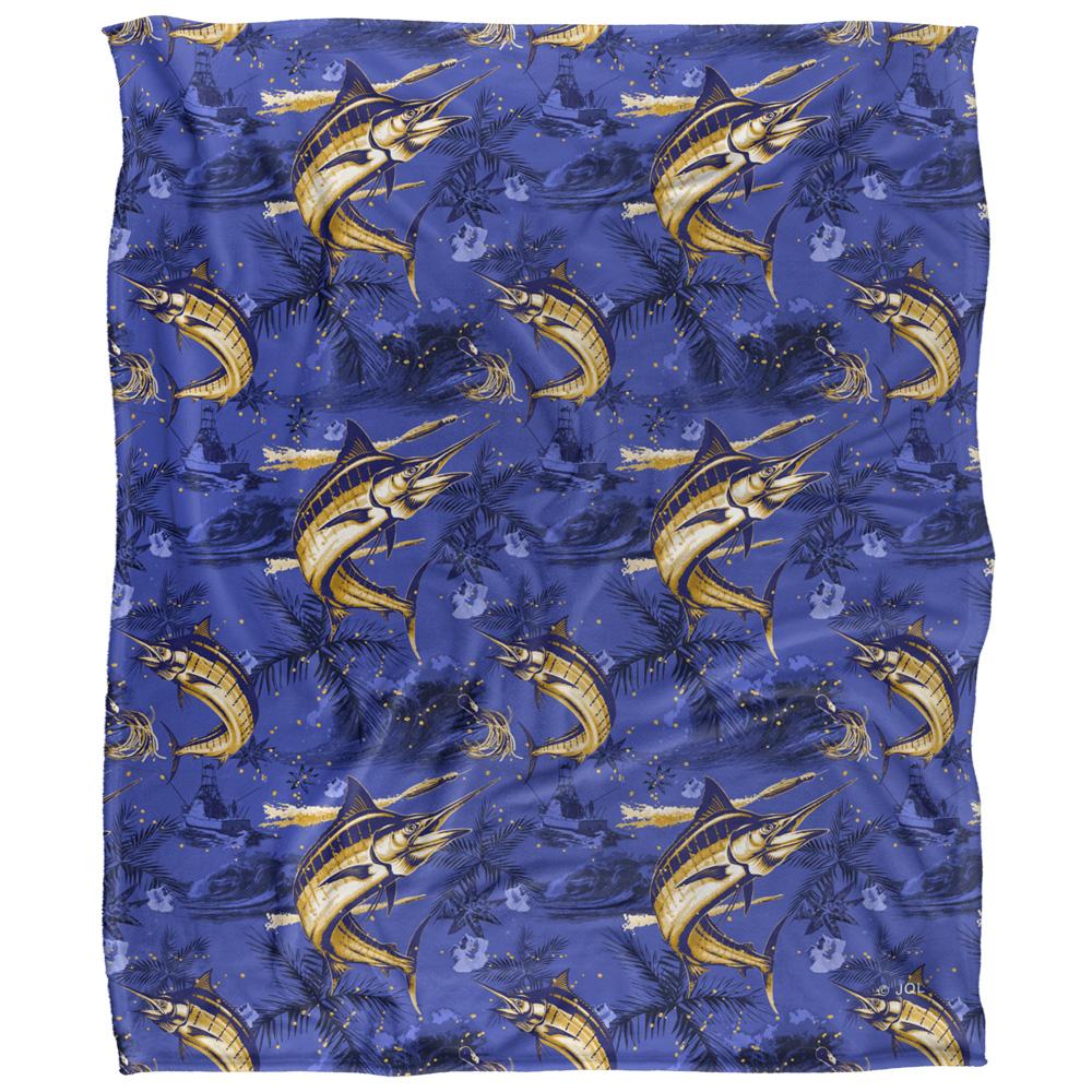 Multicoloured - Front - JQ Licensing Jl-Jp-Jq 2 Silky Tiki Flower Fishing Supersoft Blanket