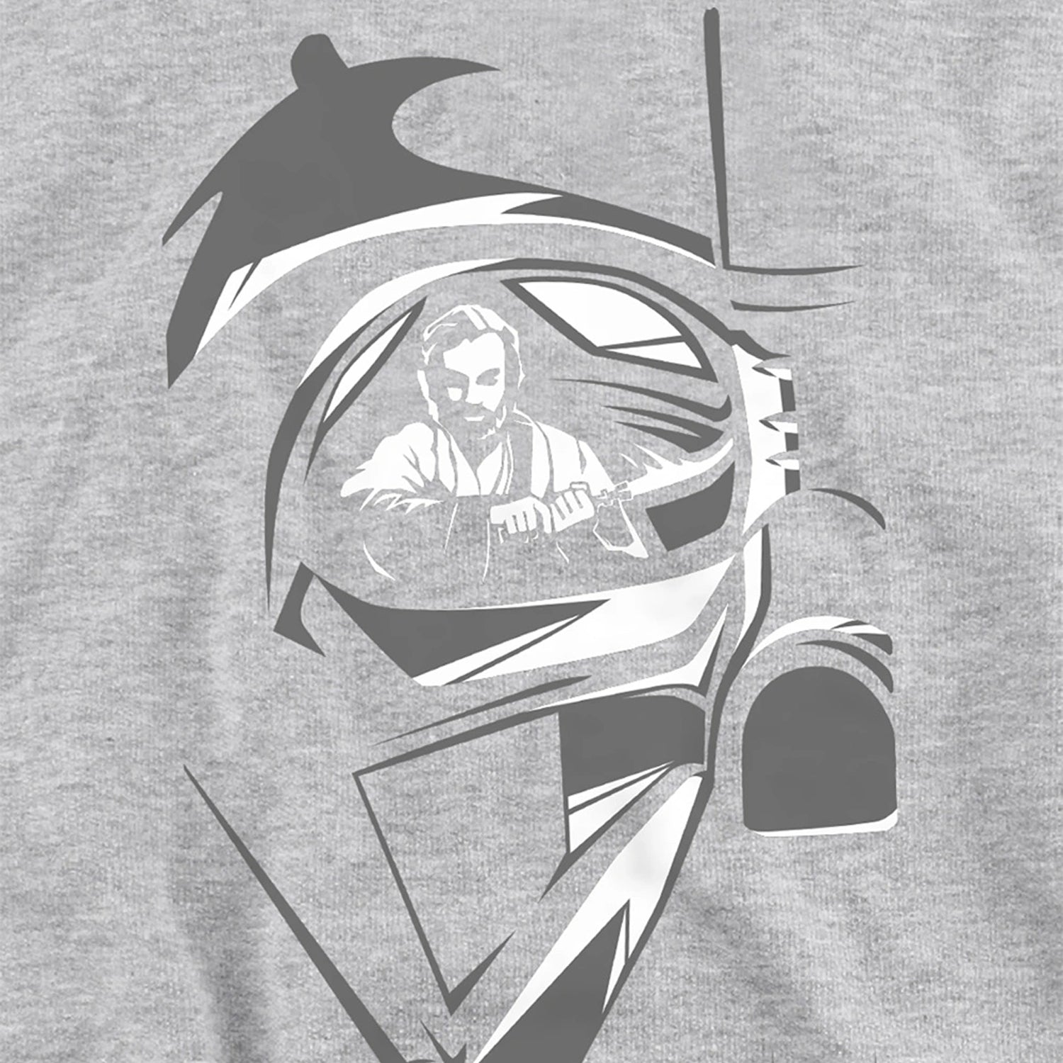 Athletic - Side - Star Wars: Obi-Wan Kenobi Childrens-Kids Darth Vader Eye Heather Hoodie