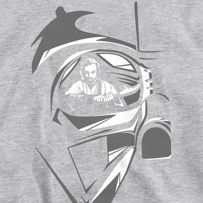 Athletic - Side - Star Wars: Obi-Wan Kenobi Childrens-Kids Darth Vader Eye Heather Hoodie