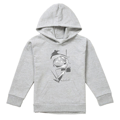 Athletic - Front - Star Wars: Obi-Wan Kenobi Childrens-Kids Darth Vader Eye Heather Hoodie