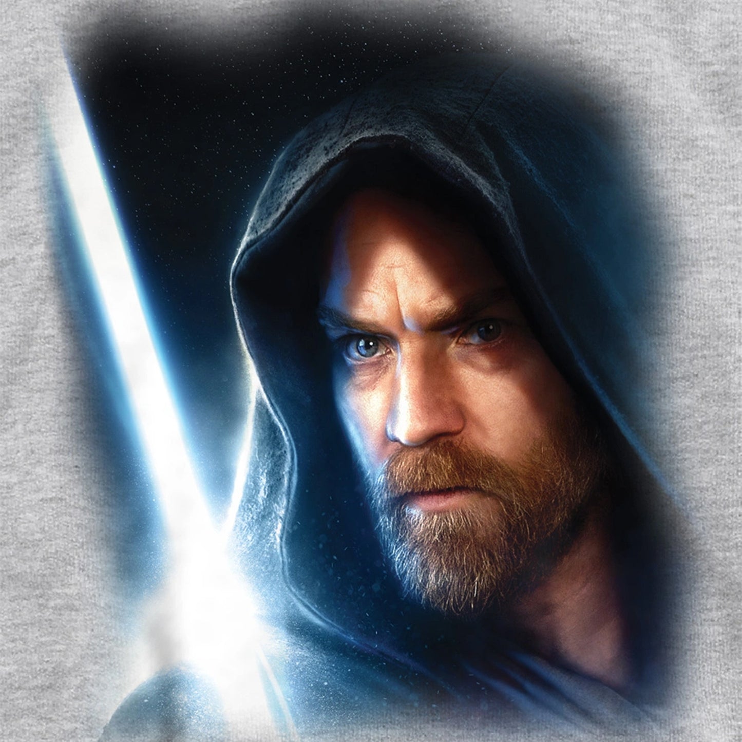 Athletic - Side - Star Wars: Obi-Wan Kenobi Childrens-Kids Poster Heather Hoodie