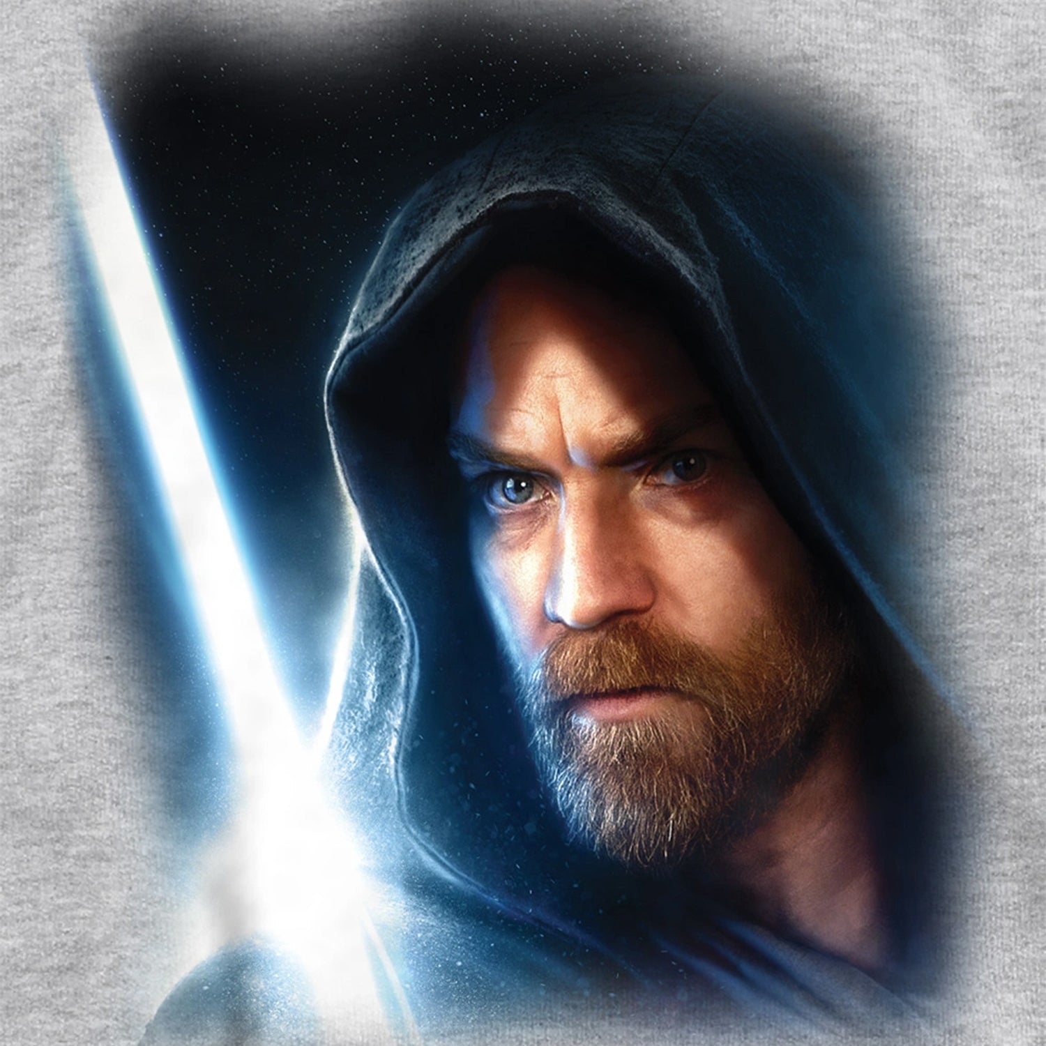 Athletic - Side - Star Wars: Obi-Wan Kenobi Childrens-Kids Poster Heather Hoodie