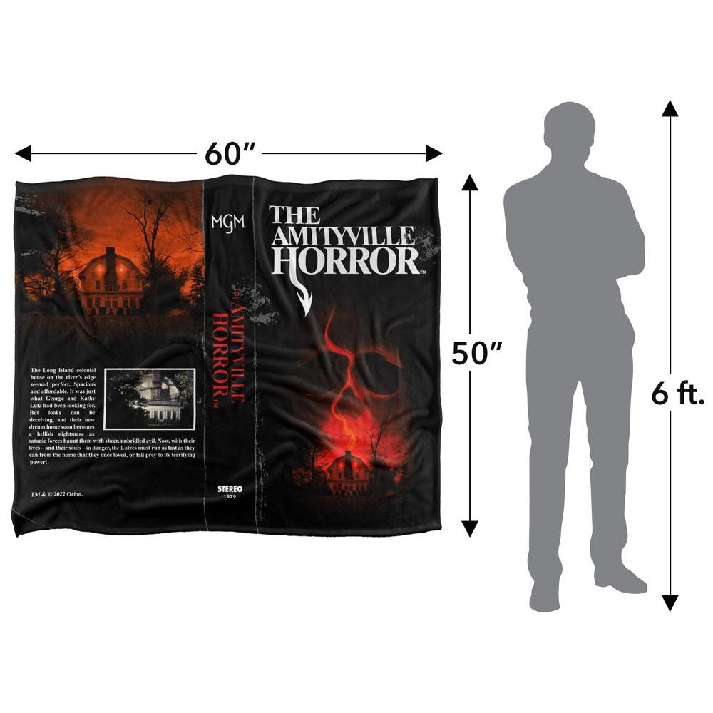 Multicoloured - Side - Amityville Horror Silky Front & Rear Supersoft Blanket