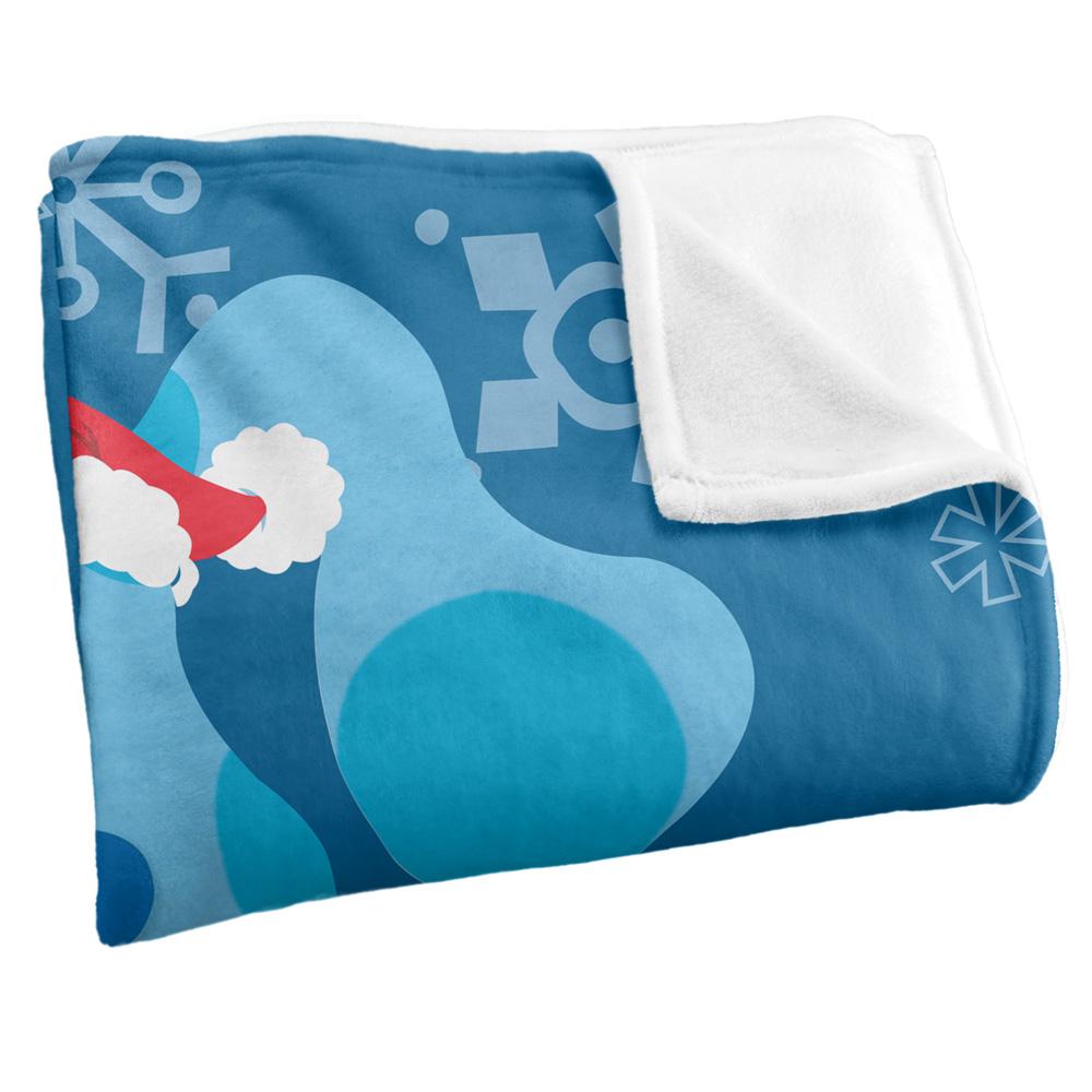 Multicoloured - Side - Blue´s Clues To Santa North Pole Silky Letter Supersoft Blanket