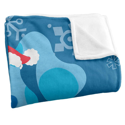 Multicoloured - Side - Blue´s Clues To Santa North Pole Silky Letter Supersoft Blanket