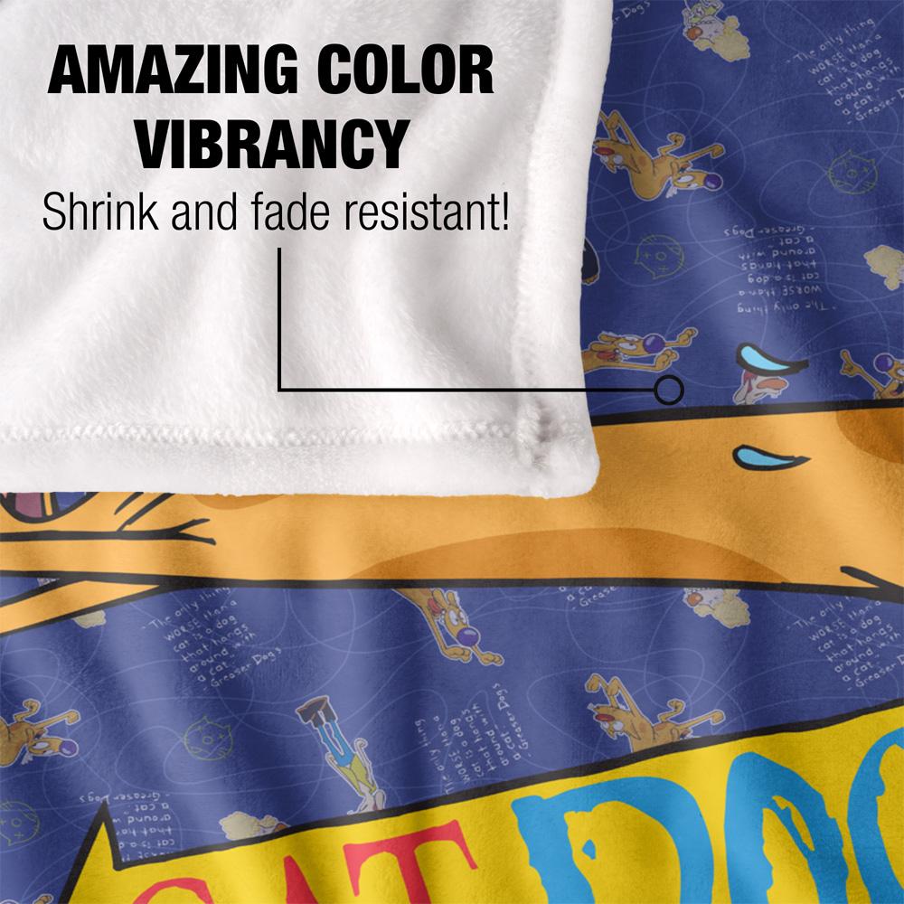 Multicoloured - Lifestyle - CatDog Silky Running Supersoft Blanket