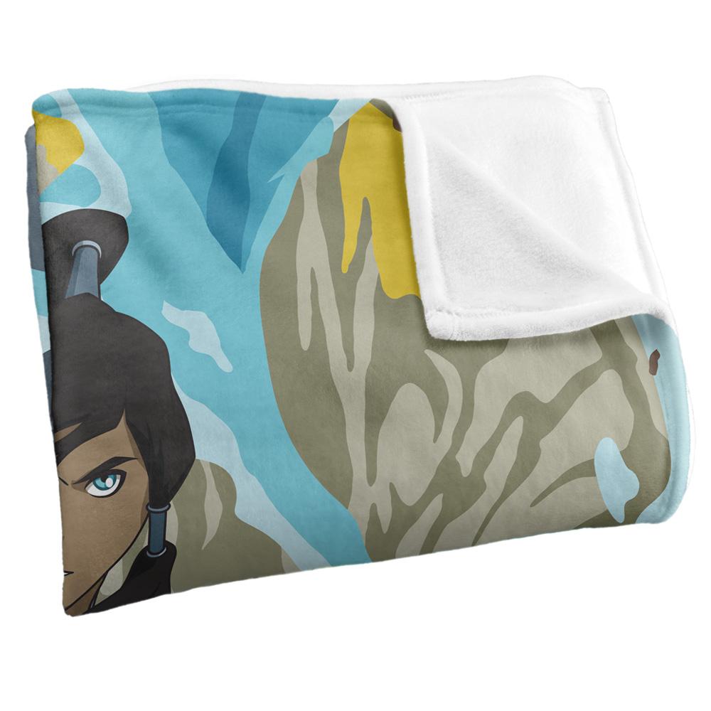 Multicoloured - Side - The Legend of Korra Avatar Silky Supersoft Blanket