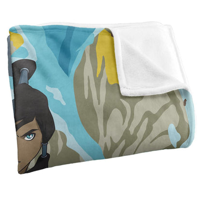 Multicoloured - Side - The Legend of Korra Avatar Silky Supersoft Blanket