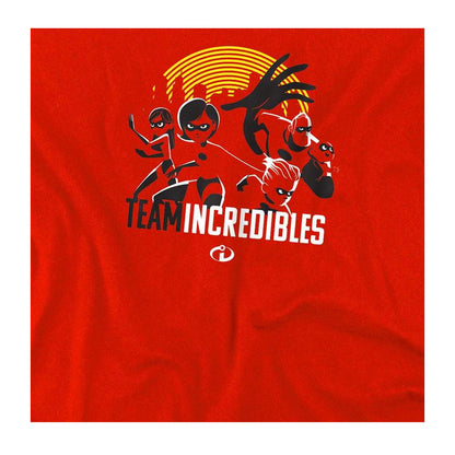 Red - Side - Incredibles 2 Boys Team T-Shirt