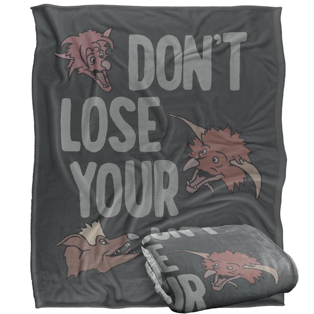 Grey - Back - Labyrinth Don´t Lose Your Head Silky Supersoft Blanket