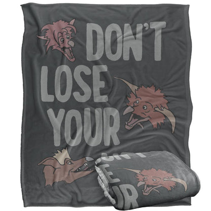 Grey - Back - Labyrinth Don´t Lose Your Head Silky Supersoft Blanket