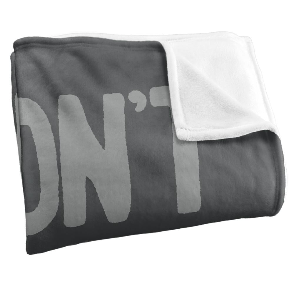 Grey - Side - Labyrinth Don´t Lose Your Head Silky Supersoft Blanket