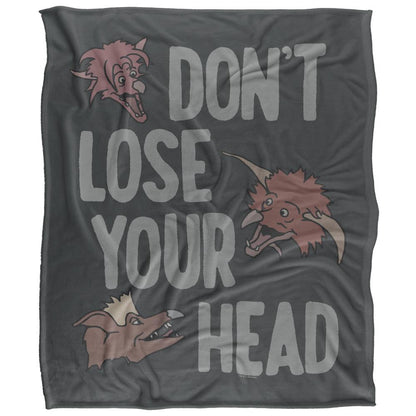 Grey - Front - Labyrinth Don´t Lose Your Head Silky Supersoft Blanket