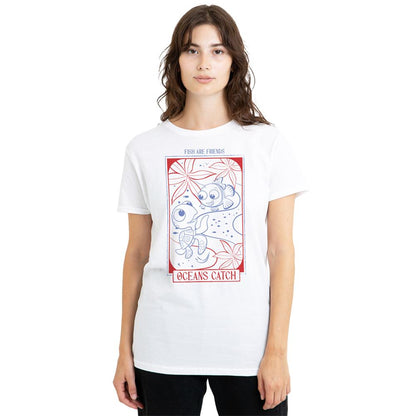 White - Lifestyle - Finding Nemo Womens-Ladies Ocean Buddies T-Shirt