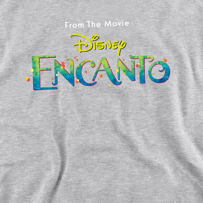 Athletic Heather - Back - Encanto Childrens-Kids Logo Heather Hoodie