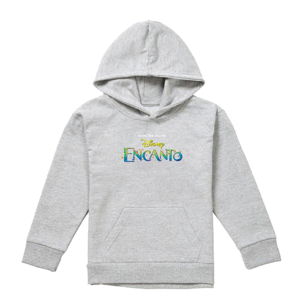 Athletic Heather - Front - Encanto Childrens-Kids Logo Heather Hoodie