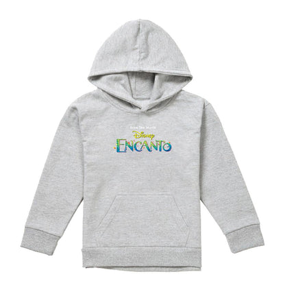Athletic Heather - Front - Encanto Childrens-Kids Logo Heather Hoodie