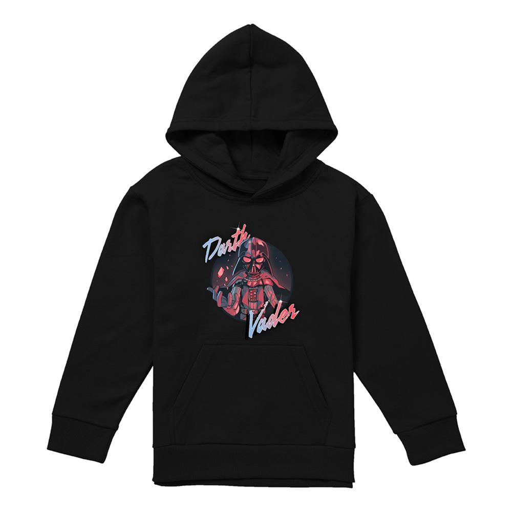 Athletic - Lifestyle - Star Wars Childrens-Kids Darth Vader Wave Heather Pullover Hoodie