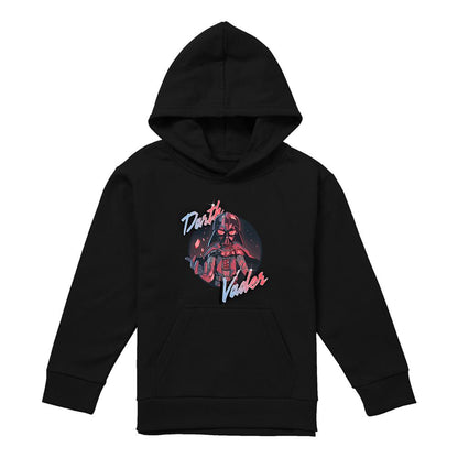 Athletic - Lifestyle - Star Wars Childrens-Kids Darth Vader Wave Heather Pullover Hoodie