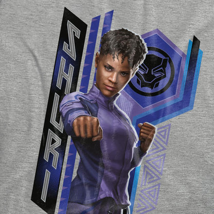 Athletic Heather - Pack Shot - Black Panther: Wakanda Forever Womens-Ladies Shuri Heather T-Shirt