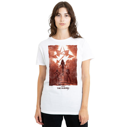 White - Back - The Marvels Womens-Ladies T-Shirt
