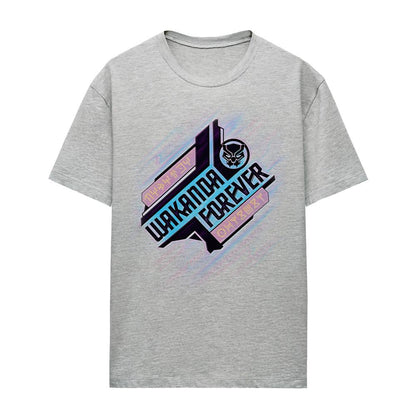 Athletic Heather - Front - Black Panther: Wakanda Forever Womens-Ladies Angled Heather T-Shirt