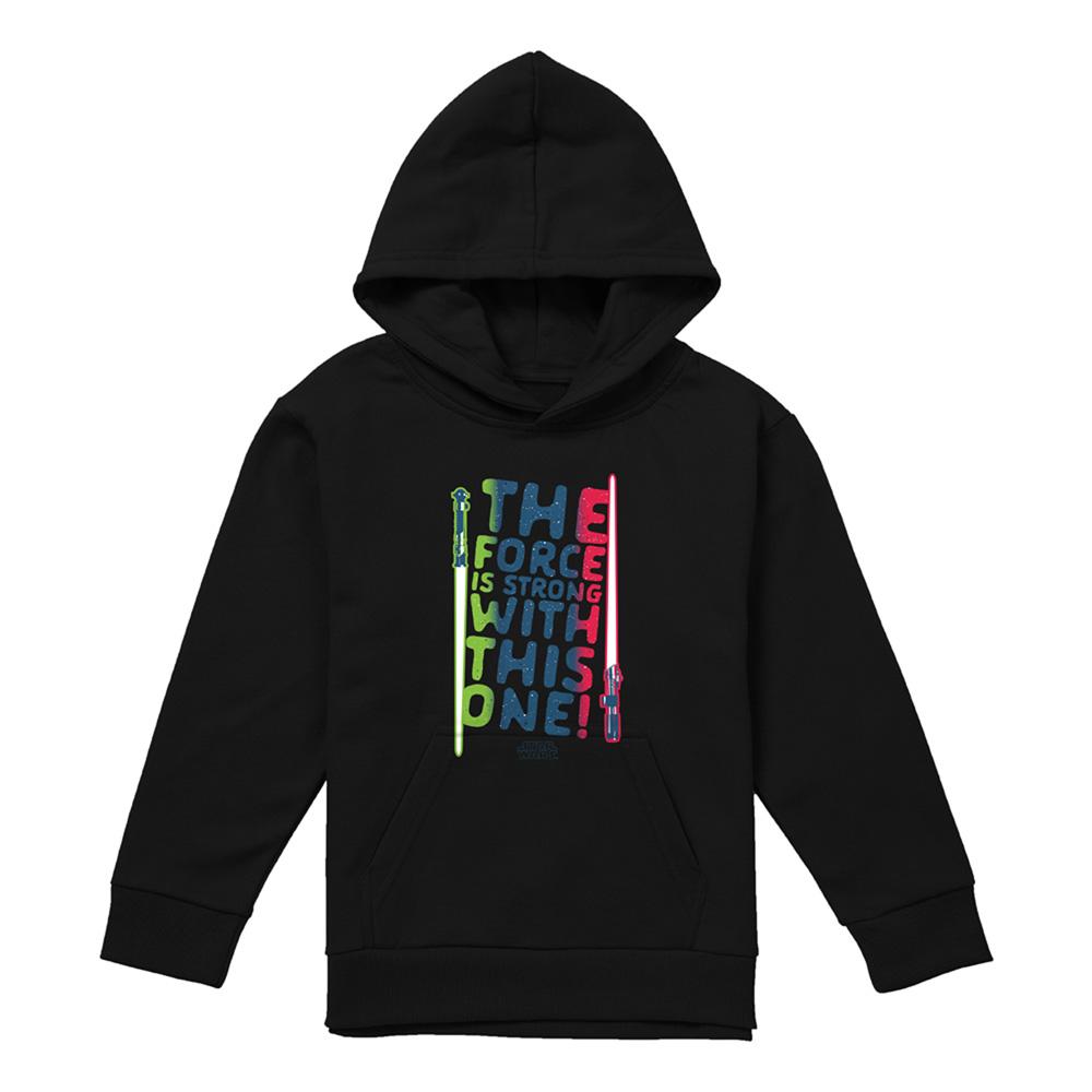 Athletic - Lifestyle - Star Wars Childrens-Kids Force Is Strong Heather Pullover Hoodie