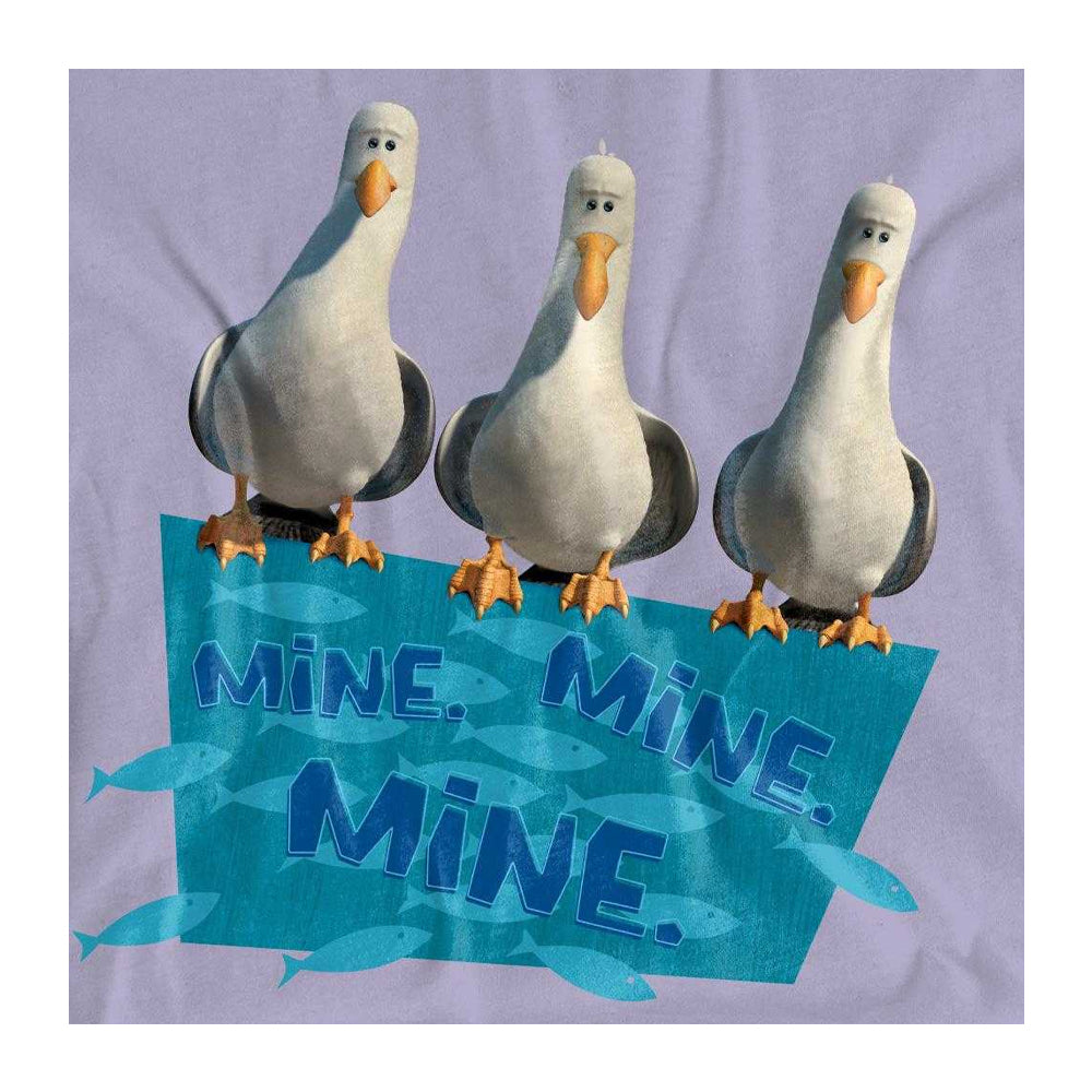 Lavender - Side - Finding Nemo Womens-Ladies Mine T-Shirt