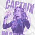 White - Pack Shot - Captain Marvel Womens-Ladies T-Shirt